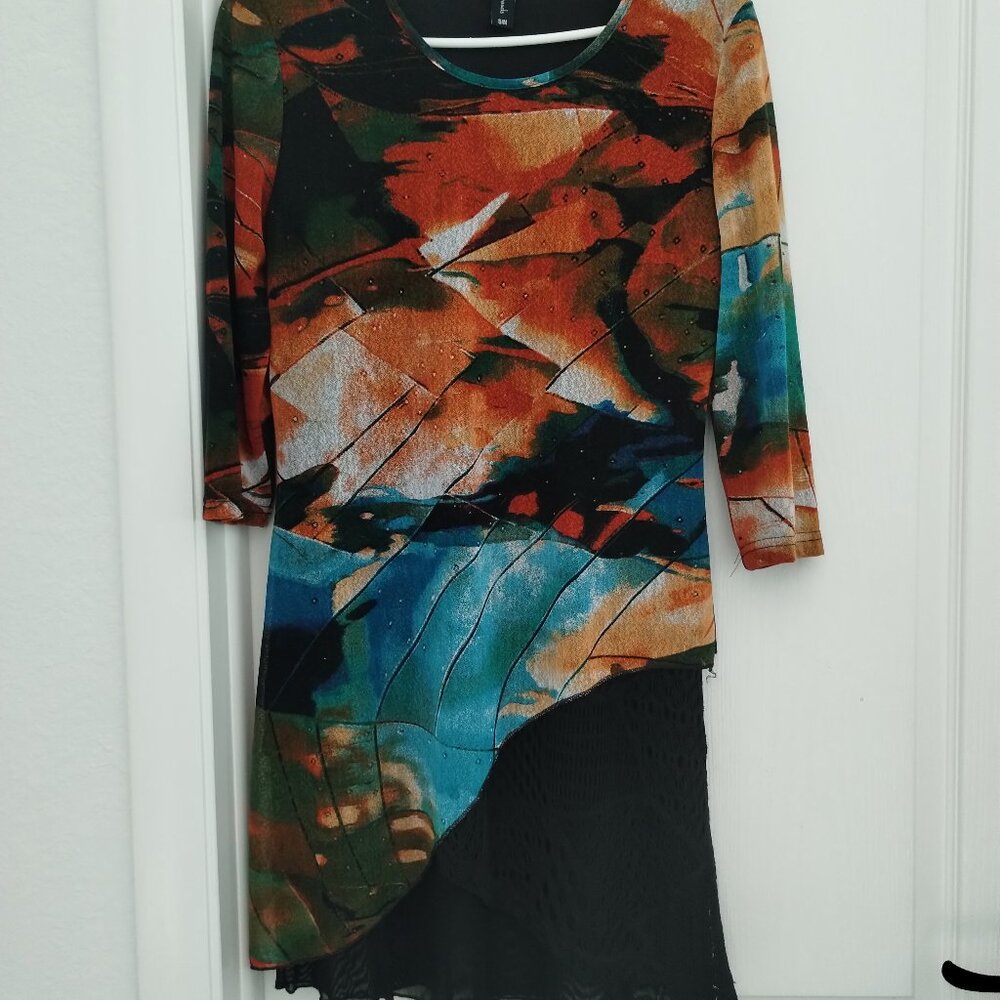 Sacred threads boho mini dress or tunic top